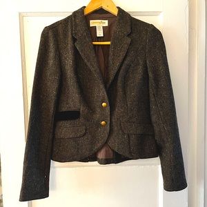 London Jean Chino Tweed/Velvet Blazer